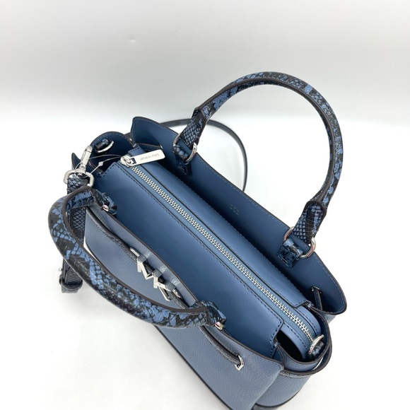 Michael Kors Reed Large Center Zip Satchel Crossbody Bag - Picture 8 of 9